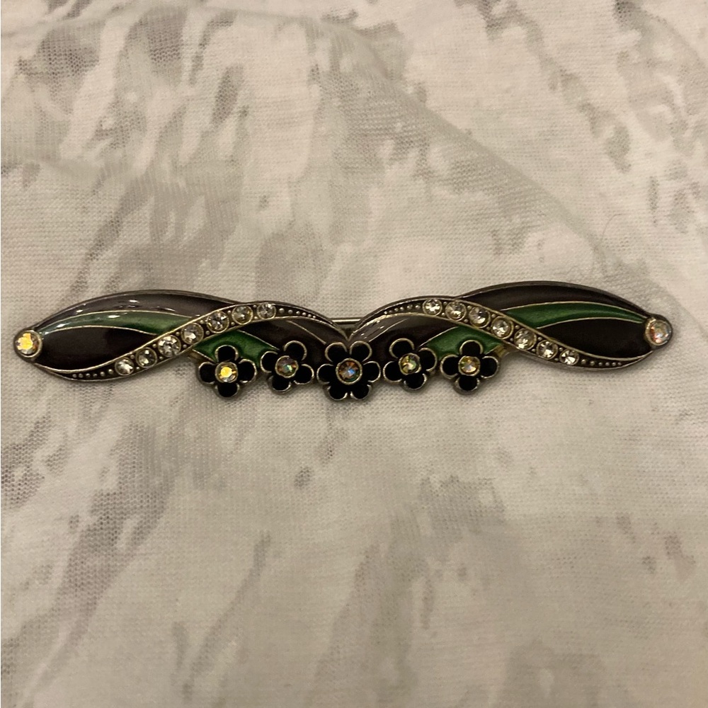 Vtg. Catherine Popesco France brooch/pin. Art Deco inspired.